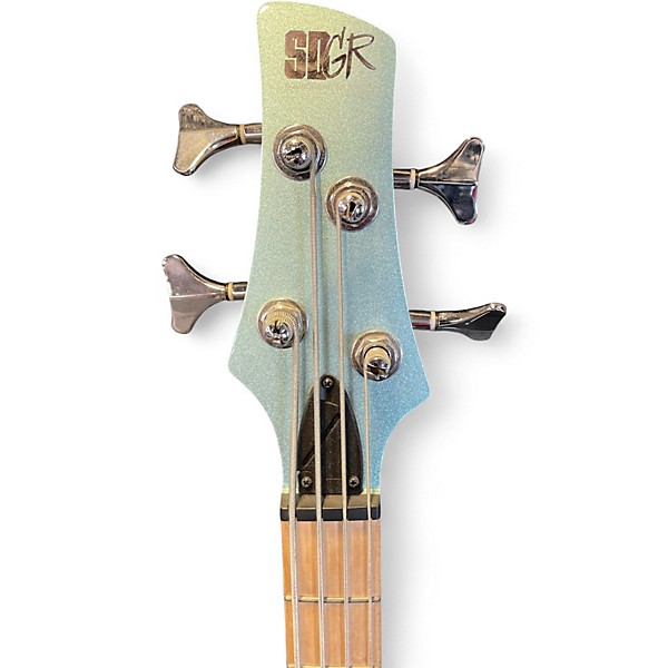 Used Ibanez SRMD200 Seafoam Pearl Electric Bass Guitar