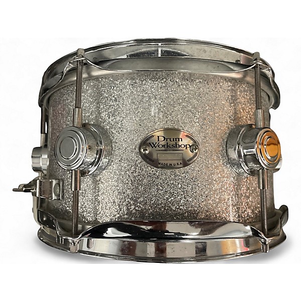 Used DW 6X10 wORKSHOP SERIES Silver Sparkle Drum