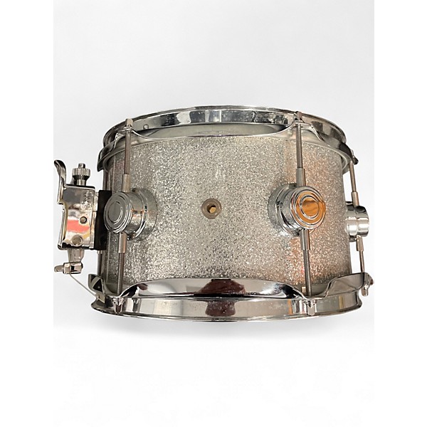 Used DW 6X10 wORKSHOP SERIES Silver Sparkle Drum