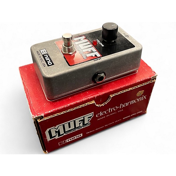 Used Electro-Harmonix Nano Muff Overdrive Effect Pedal