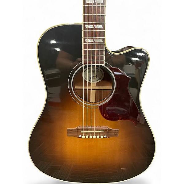 Used Gibson Hummingbird Pro 2 Color Sunburst Acoustic Electric Guitar