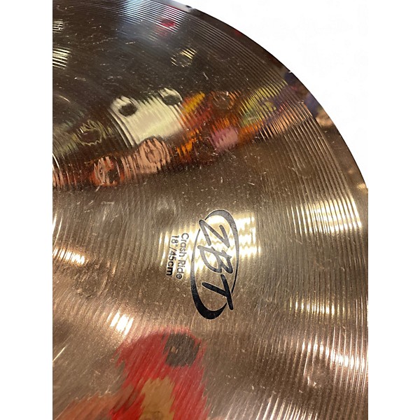 Used Zildjian 18in ZBT Crash Ride Cymbal