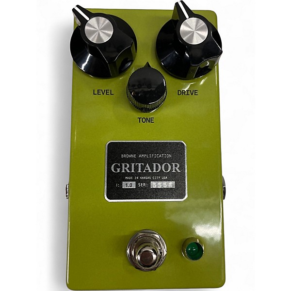 Used Browne Amplification GRITADOR Effect Pedal