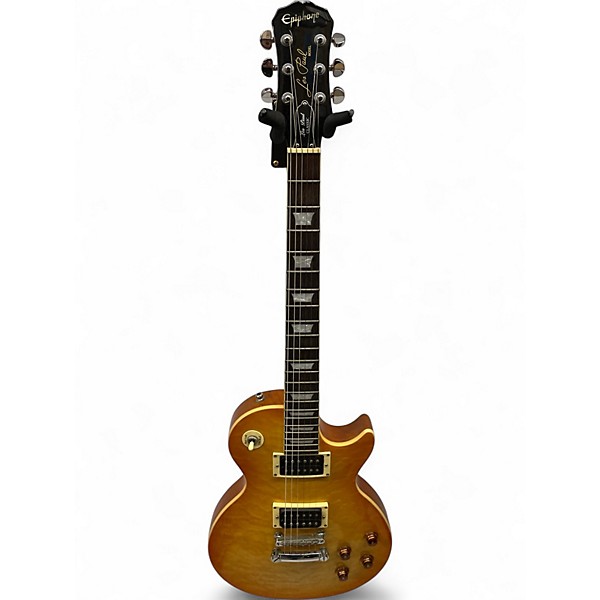 Used Epiphone Les Paul Classic TRANSLUCENT AMBER Solid Body Electric Guitar