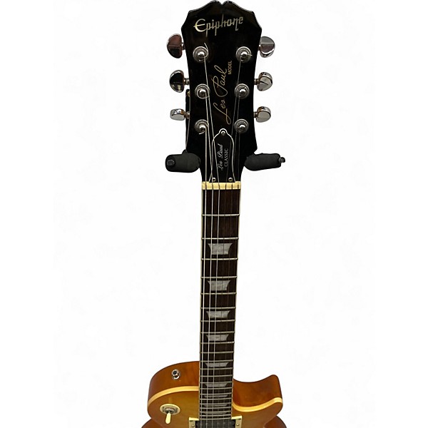 Used Epiphone Les Paul Classic TRANSLUCENT AMBER Solid Body Electric Guitar
