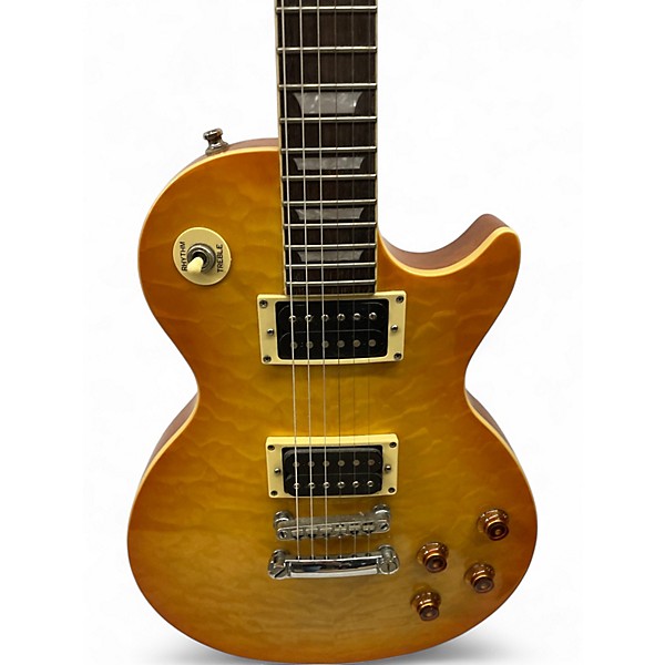 Used Epiphone Les Paul Classic TRANSLUCENT AMBER Solid Body Electric Guitar