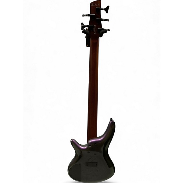 Used Ibanez SR505E BLACK AURORA BURST Electric Bass Guitar