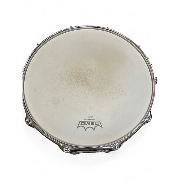 Used Ludwig 6X14 Supralite Snare Silver Drum