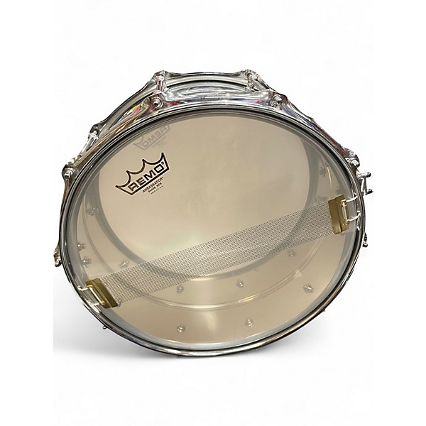 Used Ludwig 6X14 Supralite Snare Silver Drum