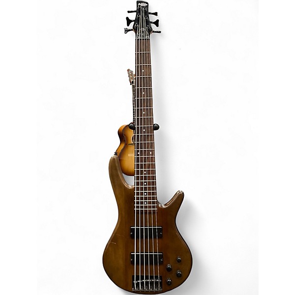 Used Ibanez GSR206 6 String Walnut Electric Bass Guitar