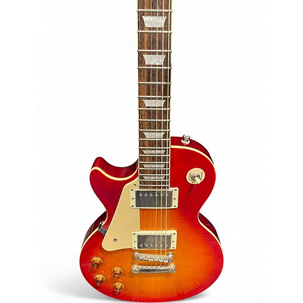 Used Epiphone Les Paul Standard Pro Left Handed Cherry Sunburst Electric Guitar