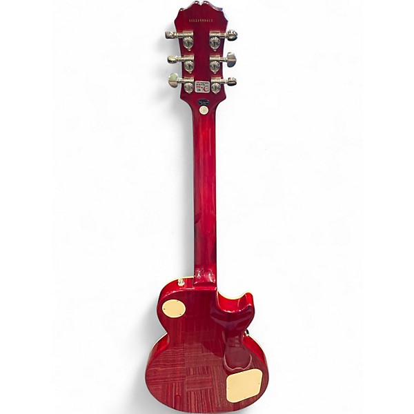 Used Epiphone Les Paul Standard Pro Left Handed Cherry Sunburst Electric Guitar