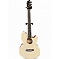 Used Ibanez TYC10E Ivory High Gloss Acoustic Electric Guitar thumbnail