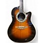 Used Ovation 1861 Balladeer Sunburst Acoustic Electric Guitar