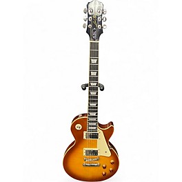 Used 2010s Epiphone Les Paul Standard Pro 2 Color Sunburst Solid Body Electric Guitar
