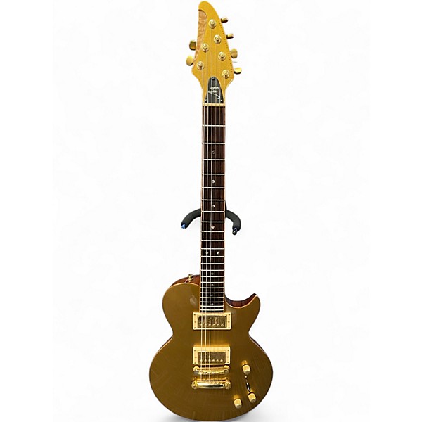 Used Brian Moore Guitars I2 Gold Top Solid Body Electric Guitar