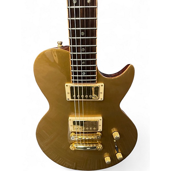 Used Brian Moore Guitars I2 Gold Top Solid Body Electric Guitar