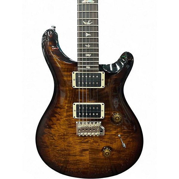 Used PRS Custom 24 black gold burst Solid Body Electric Guitar