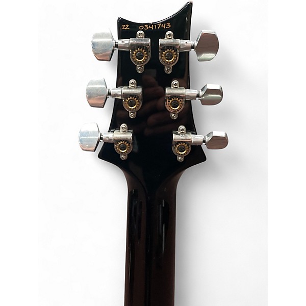 Used PRS Custom 24 black gold burst Solid Body Electric Guitar