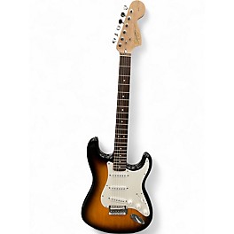 Used Squier Affinity Stratocaster 2 Tone Sunburst Solid Body Electric Guitar