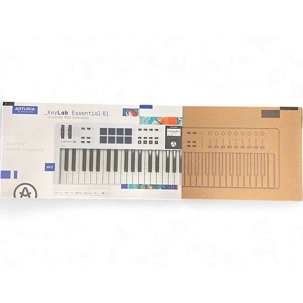 Used Arturia Keylab Essential 61 MIDI Controller