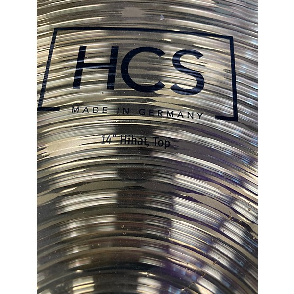 Used MEINL 14in HCS Hi Hat Pair Cymbal
