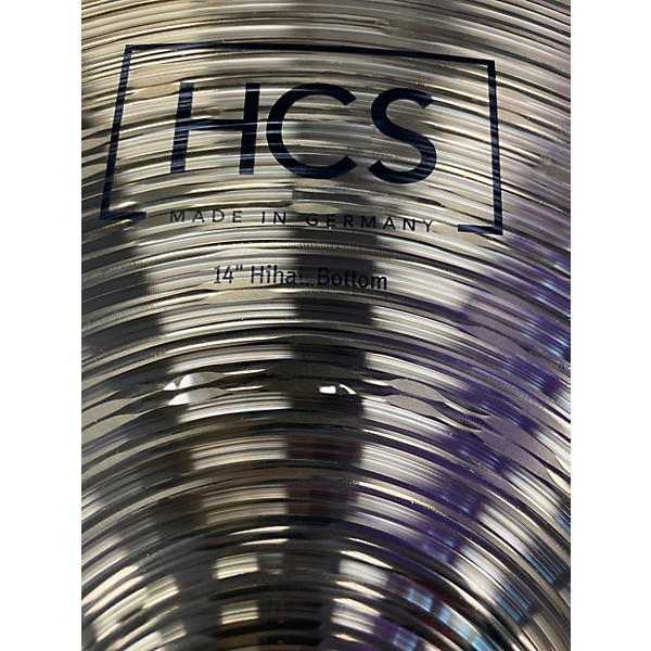 Used MEINL 14in HCS Hi Hat Pair Cymbal