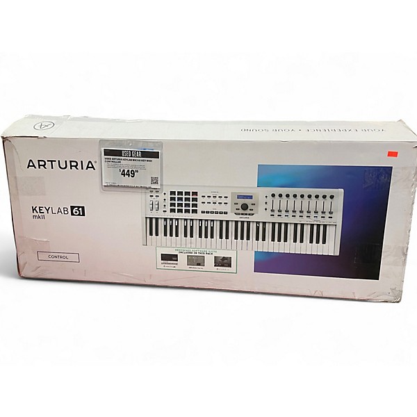 Used Arturia KEYLAB MK3 61 KEY MIDI Controller