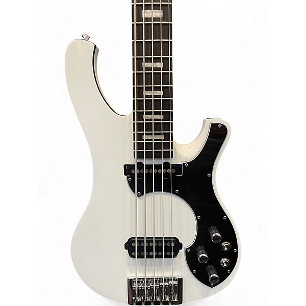 Used Schecter Guitar Research STARGAZER 5 STRING Alpine White Electric Bass Guitar