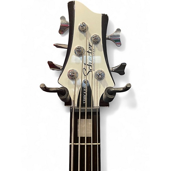 Used Schecter Guitar Research STARGAZER 5 STRING Alpine White Electric Bass Guitar