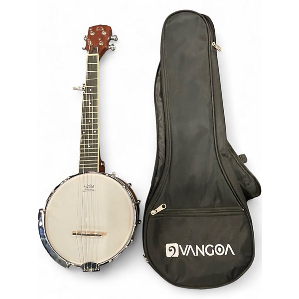 Used Vangoa 5 String 26 inch Mini Natural Banjolele