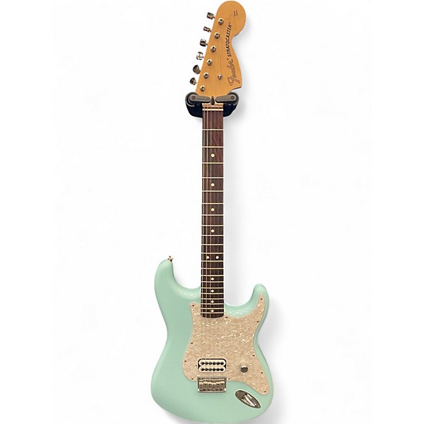 Used 2023 Fender Tom Delonge Signature Stratocaster Daphne Blue Solid Body Electric Guitar