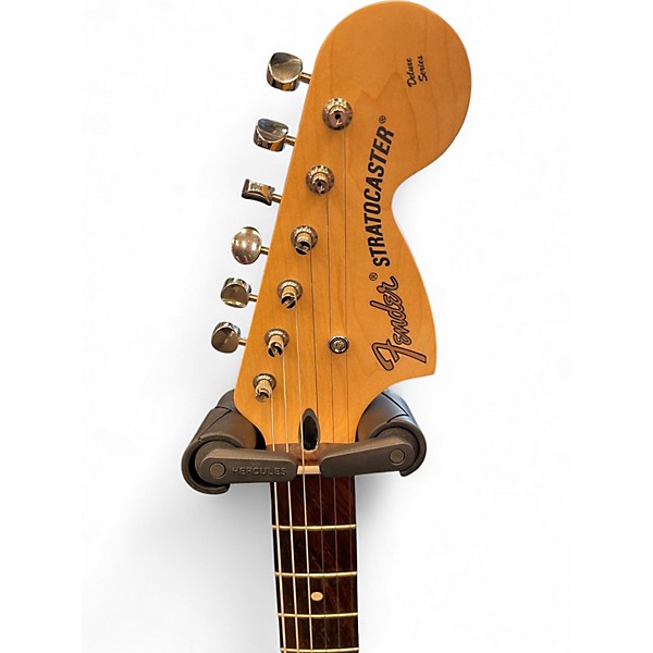 Used 2023 Fender Tom Delonge Signature Stratocaster Daphne Blue Solid Body Electric Guitar