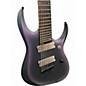 Used Ibanez RGA71AL Axion Label 7 String BLACK AURORA BURST Solid Body Electric Guitar