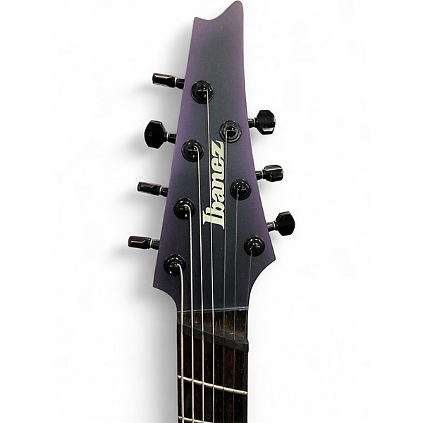 Used Ibanez RGA71AL Axion Label 7 String BLACK AURORA BURST Solid Body Electric Guitar