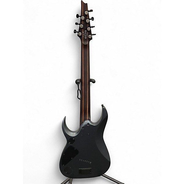 Used Ibanez RGA71AL Axion Label 7 String BLACK AURORA BURST Solid Body Electric Guitar