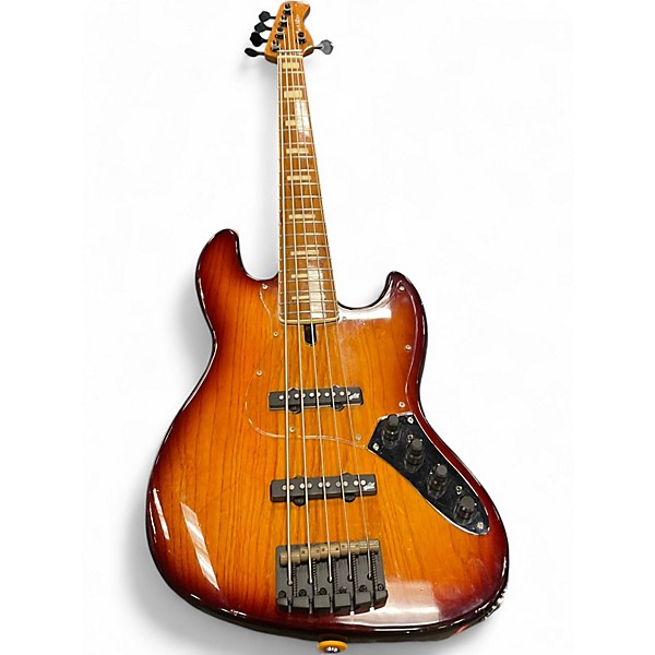 Used Sire Marcus Miller V8 2 Tone Sunburst Electric Bass Guitar