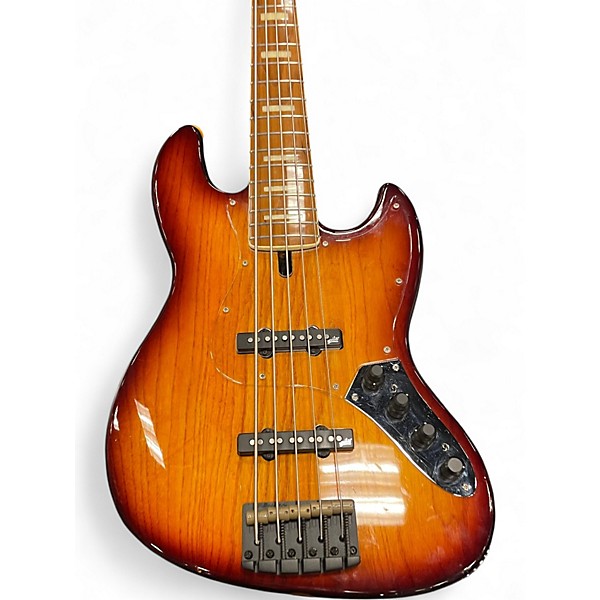 Used Sire Marcus Miller V8 2 Tone Sunburst Electric Bass Guitar