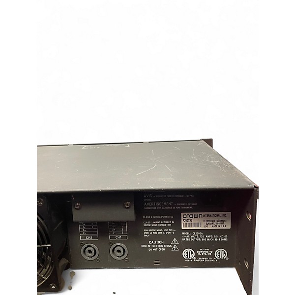 Used Crown CE2000 Power Amp