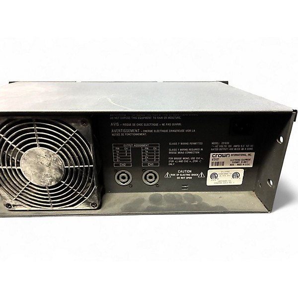Used Crown CE1000 Power Amp