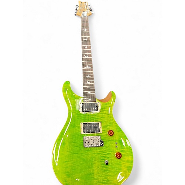 Used PRS SE Custom 22 Semi-Hollowbody Erica verde Hollow Body Electric Guitar