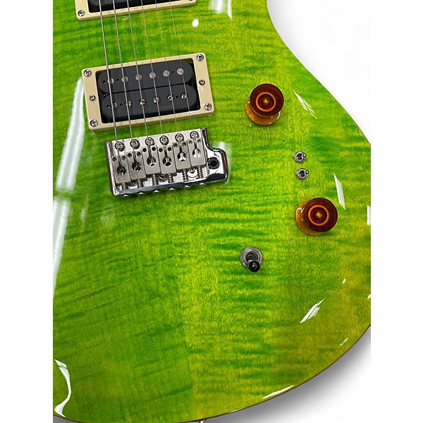 Used PRS SE Custom 22 Semi-Hollowbody Erica verde Hollow Body Electric Guitar