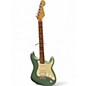 Used 2004 Fender Standard Fat Strat Sage Green Metallic Solid Body Electric Guitar thumbnail