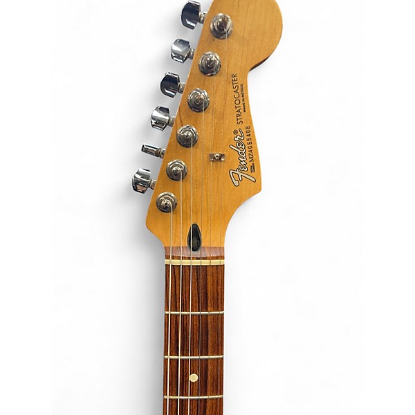 Used 2004 Fender Standard Fat Strat Sage Green Metallic Solid Body Electric Guitar