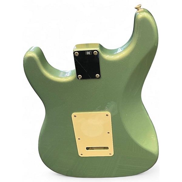 Used 2004 Fender Standard Fat Strat Sage Green Metallic Solid Body Electric Guitar