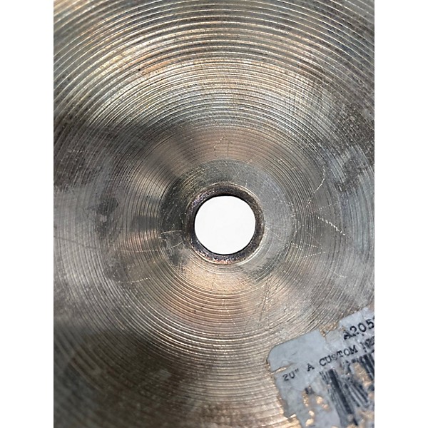 Used Zildjian 20in A Custom Medium Ride Cymbal