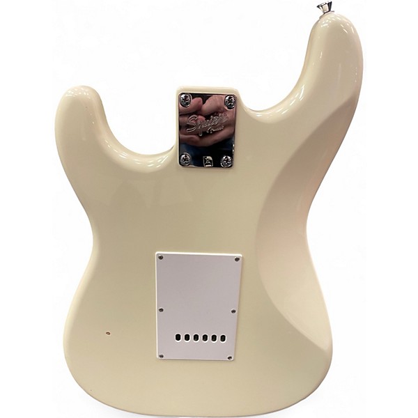 Used Squier Bullet Stratocaster White Solid Body Electric Guitar