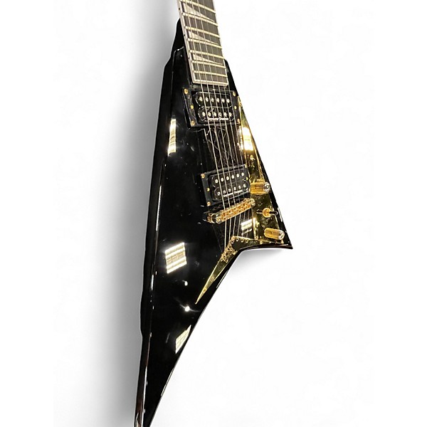 Used Jackson RR5 Randy Rhoads Black and Gold Solid Body Electric Guitar