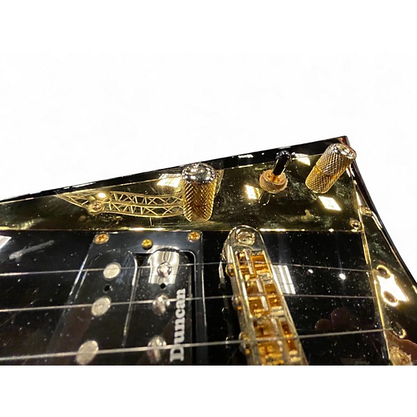 Used Jackson RR5 Randy Rhoads Black and Gold Solid Body Electric Guitar