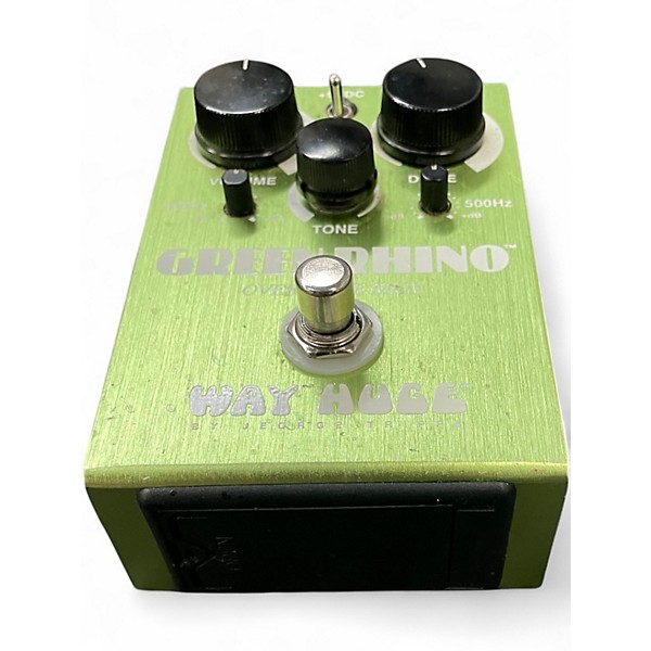 Used Way Huge Electronics WHE202 Green Rhino Overdrive Effect Pedal